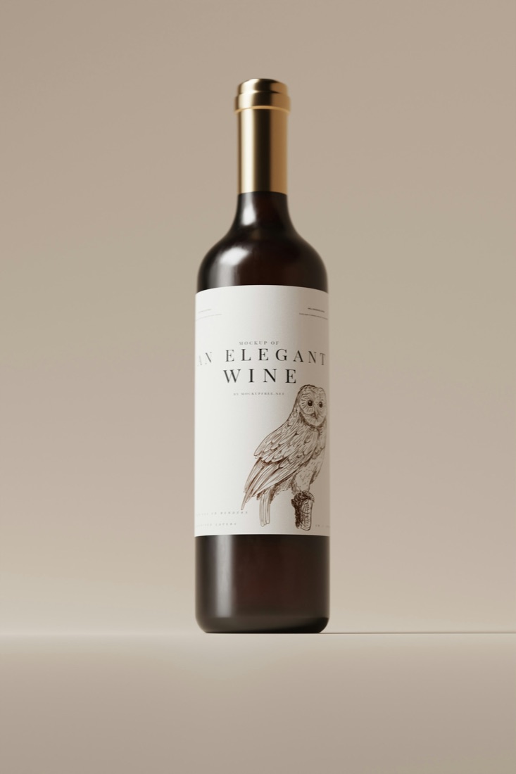 Blank product packaging mockup ready for a custom Euphora label
