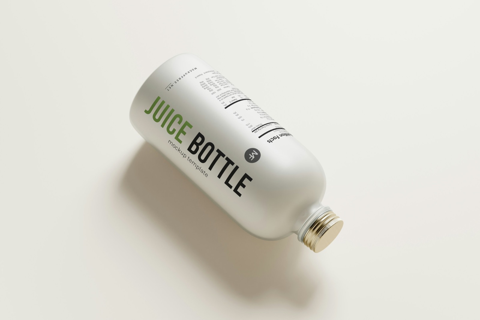Blank product packaging mockup ready for a custom Euphora label