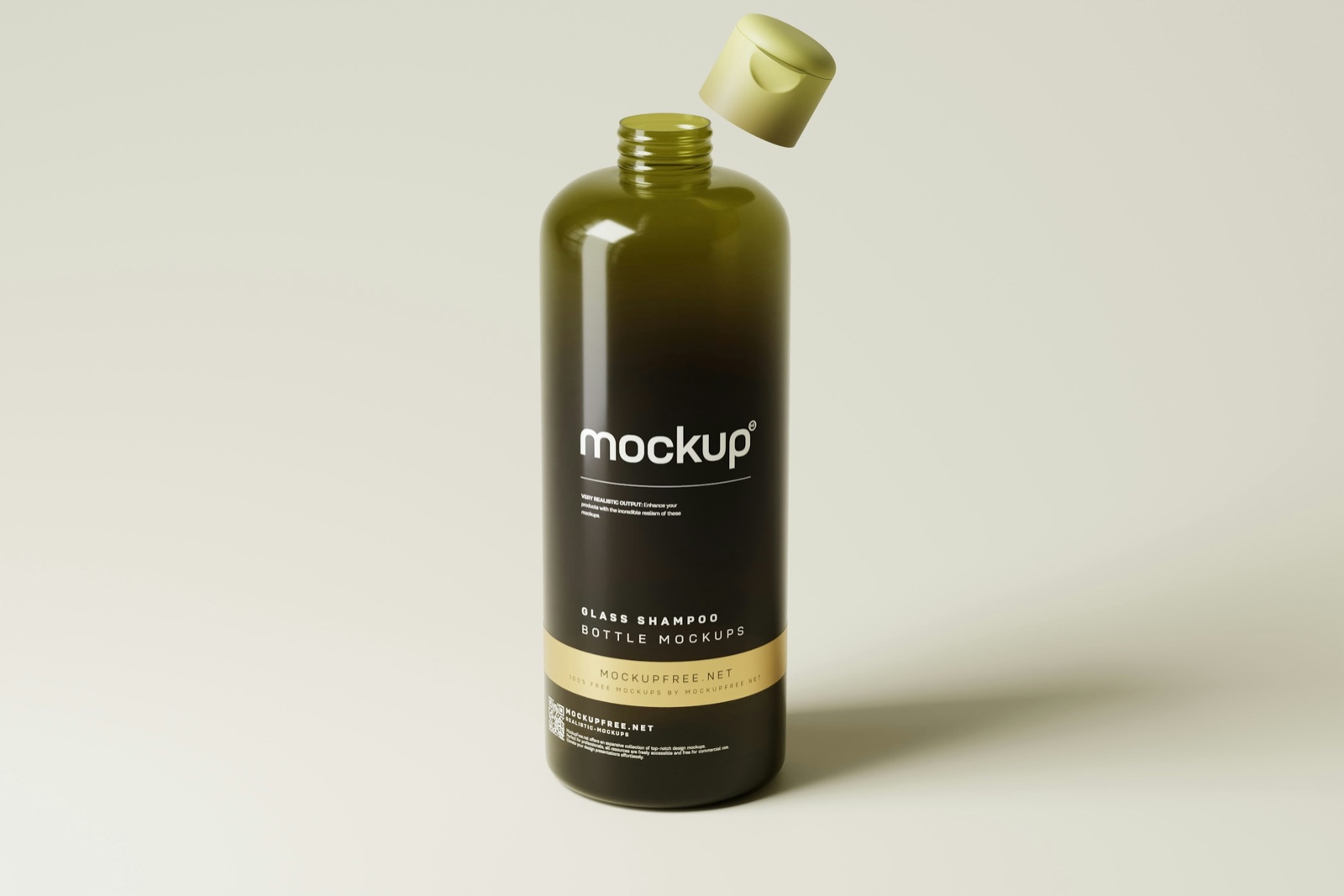 Blank product packaging mockup ready for a custom Euphora label