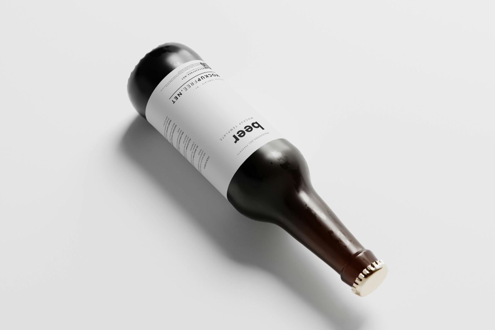 Blank product packaging mockup ready for a custom Euphora label