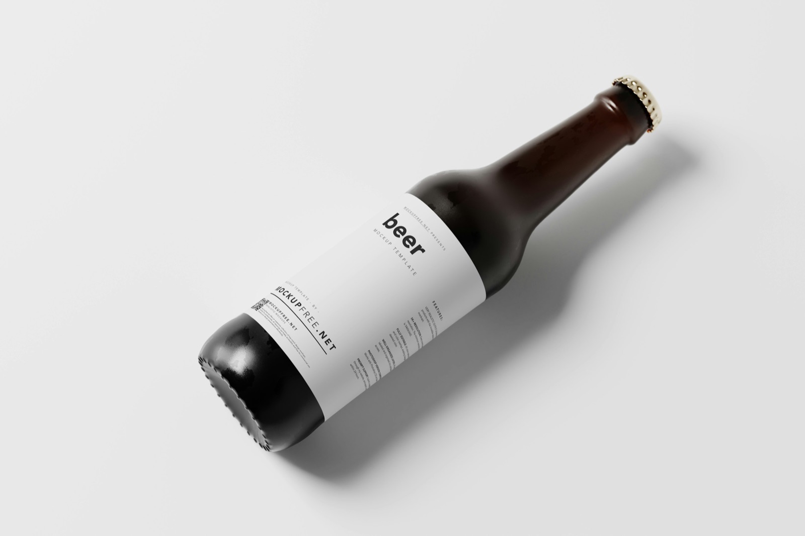 Blank product packaging mockup ready for a custom Euphora label