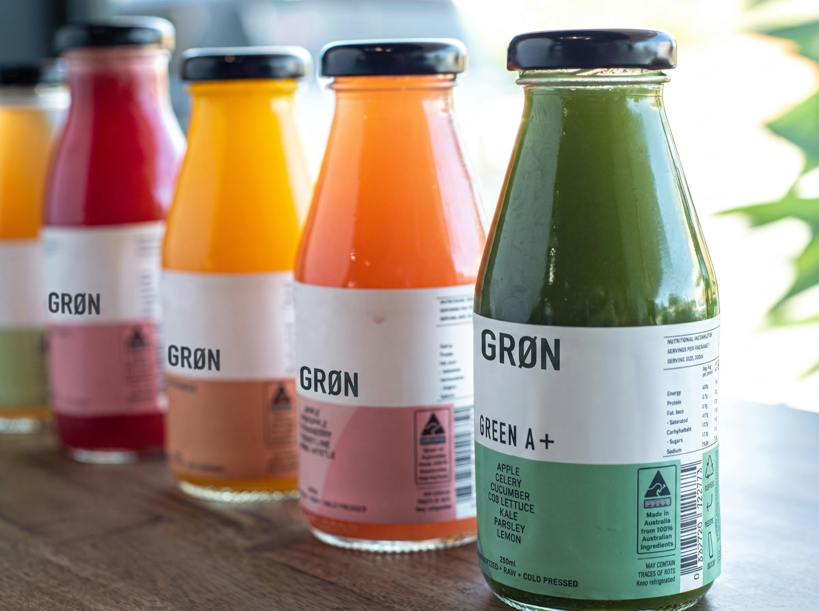 Beverage Bottles label application